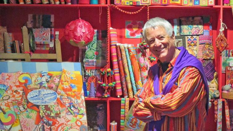 80岁玩转手工圈的世界大咖-Kaffe Fassett   首次来华传授手工秘籍